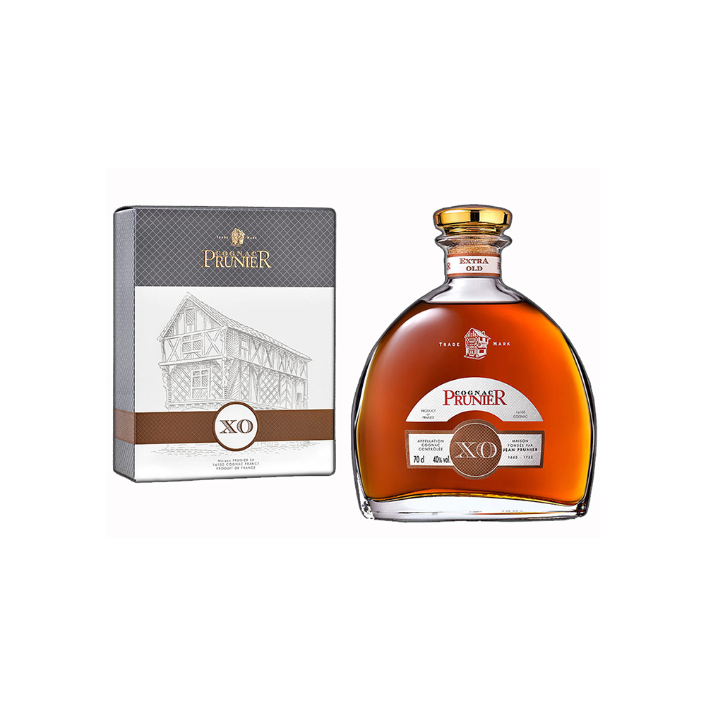 Cognac Prunier X.O. in Geschenkbox
