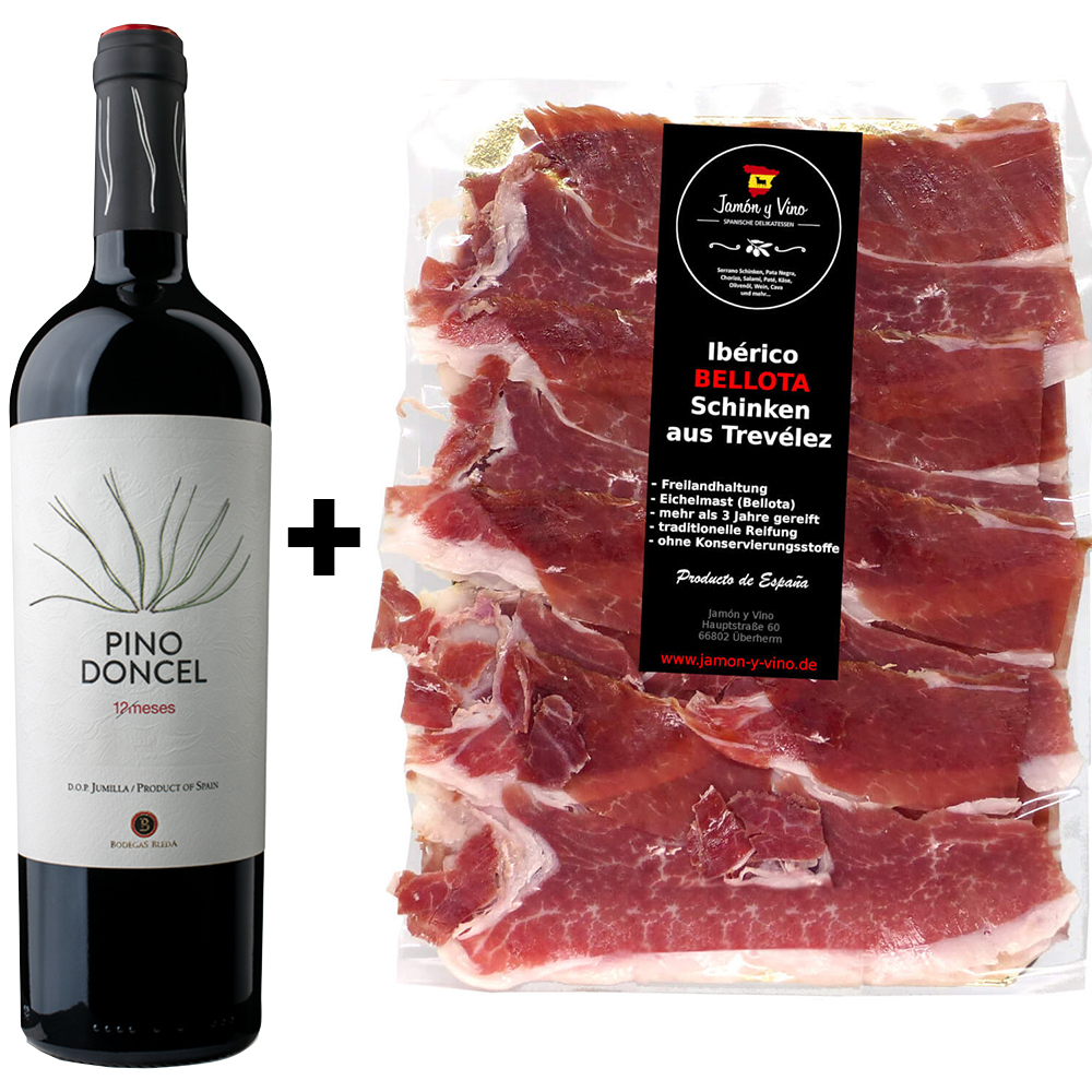 Aktion Jamon Iberico Bellota 100g + 1 Fl