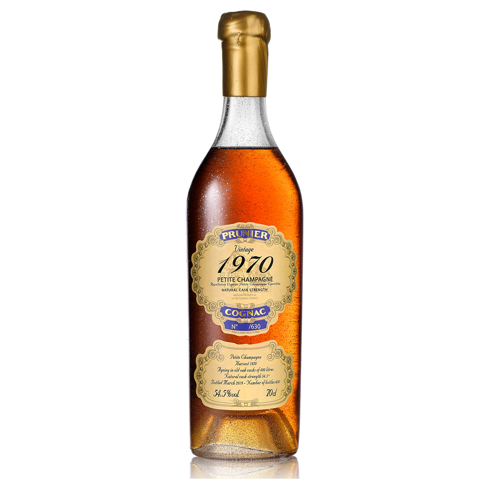 Cognac Prunier 1970  in Geschenkbox Cognac Prunier 1970  in Geschenkbox
