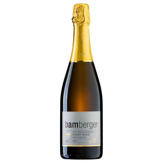 Wein- & Sektgut Bamberger, Nahe PRESTIGE-SEKT Pinot Rosé Brut Nature2017 Sekt