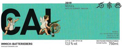 Weingut Immich-Batterieberg, Mosel CAI Riesling 2021 Weisswein