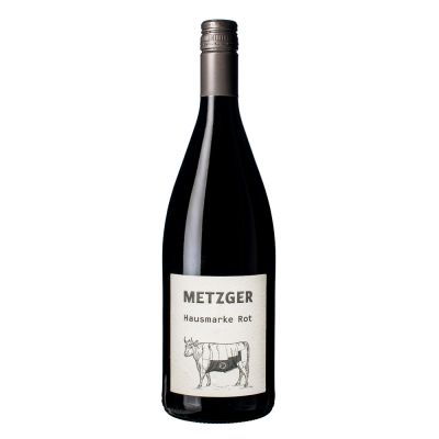Uli Metzger, Pfalz Hausmarke rot 2021 Liter Rotwein