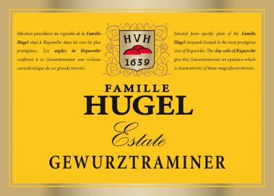 Famille Hugel, Riquewihr, Elsass Gewurztraminer Estate 2019 Weisswein